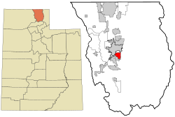 Cache County Utah incorporated and unincorporated areas Providence highlighted